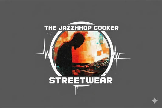 Jazz and hip hop streetwear fashion fusion - TheJazzHopCooker music-inspired clothing