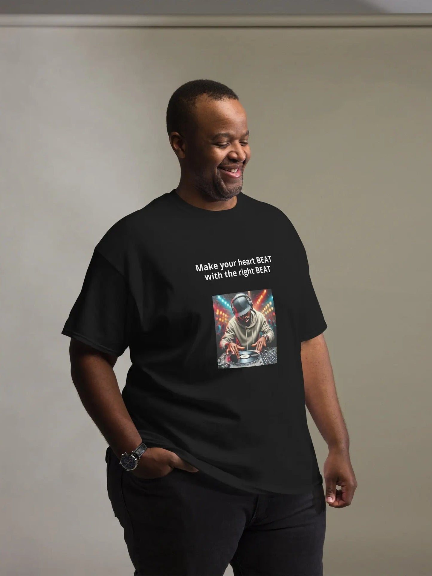 T-shirt Men's premium cotton Jazz and Hip Hop Style - TheJazzHopCooker Streetwear