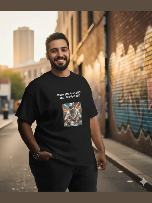 T-shirt Men's premium cotton Jazz and Hip Hop Style - TheJazzHopCooker Streetwear